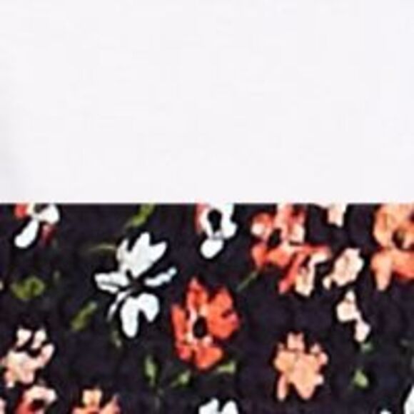 MICHAEL KORS Womens Coral Floral Mini Ruffled Skirt Petites P - Picture 4 of 4